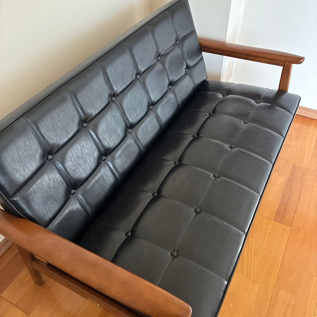 カリモク 2人掛けソファ