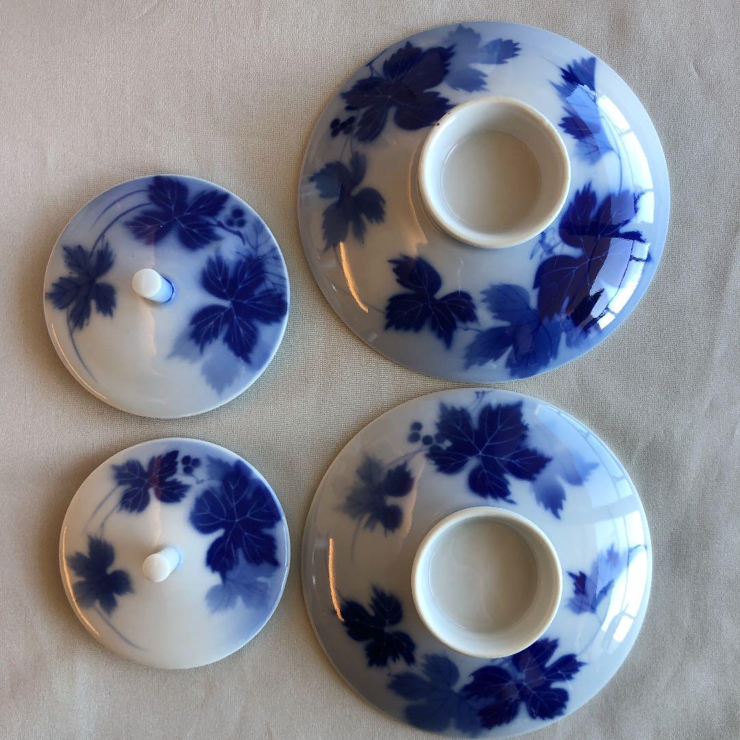 深川製磁 夫婦茶碗 湯呑み 蓋付き4客セット - メルカリ