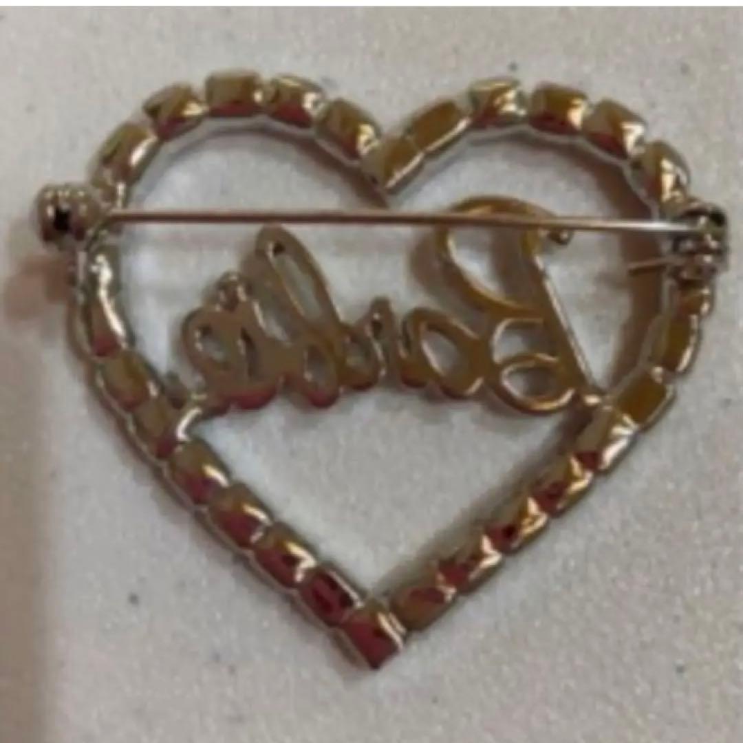 ★Barbie★レア！バービー ピンク ブローチ キラキラ ハート アクセサリー