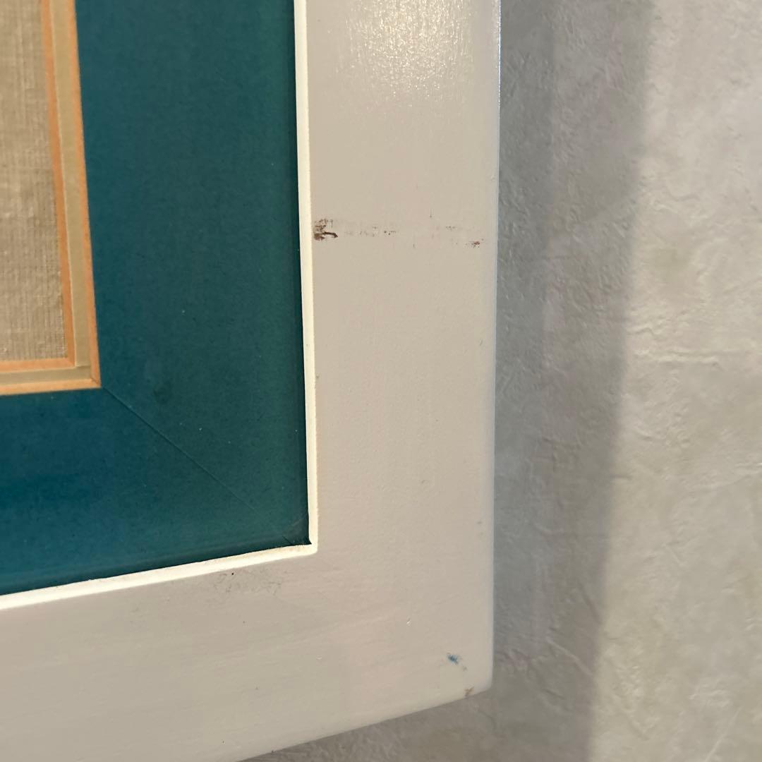 夏の風景 刺繍額装済み