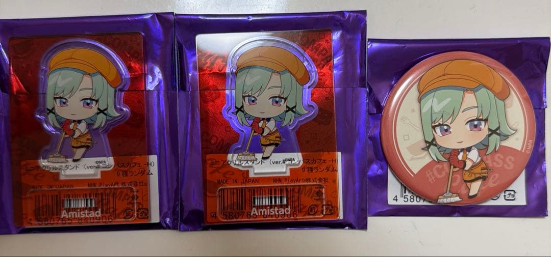 コンパス コンパスカフェ アクスタ 缶バッジ アミスタ - メルカリ