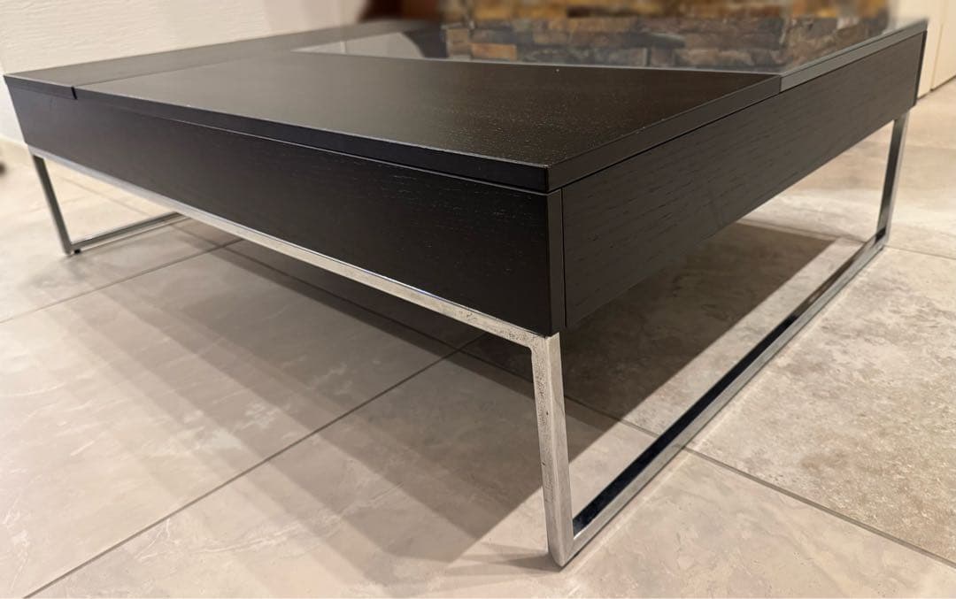 BoConcept⭐︎モダン ブラック センターテーブル/収納スペース付き