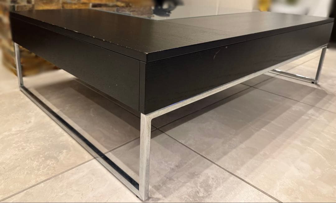 BoConcept⭐︎モダン ブラック センターテーブル/収納スペース付き