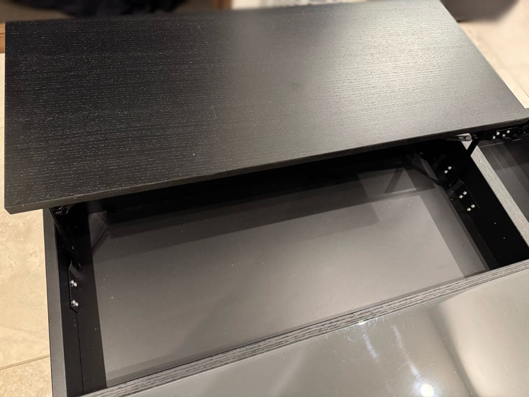 BoConcept⭐︎モダン ブラック センターテーブル/収納スペース付き