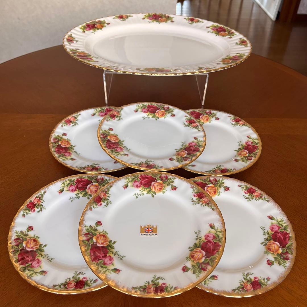 【美品】英国製　ロイヤルアルバート★オールドカントリ★パーティセット②