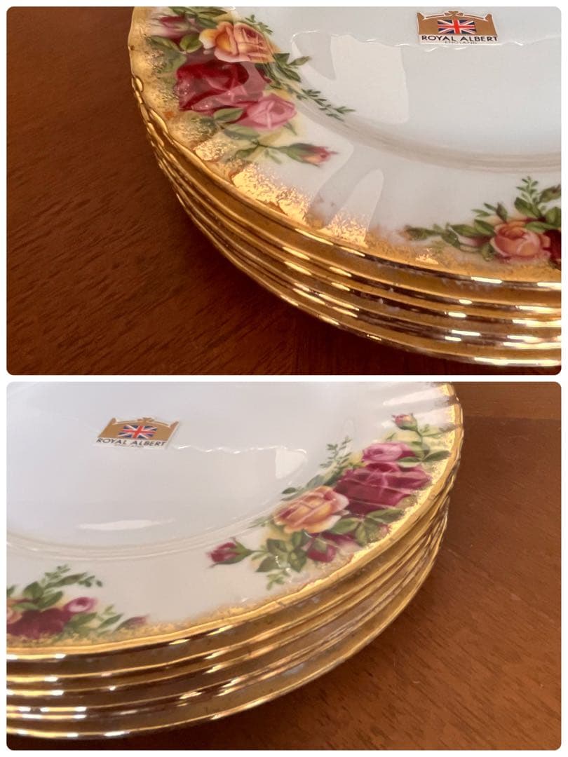 【美品】英国製　ロイヤルアルバート★オールドカントリ★パーティセット②