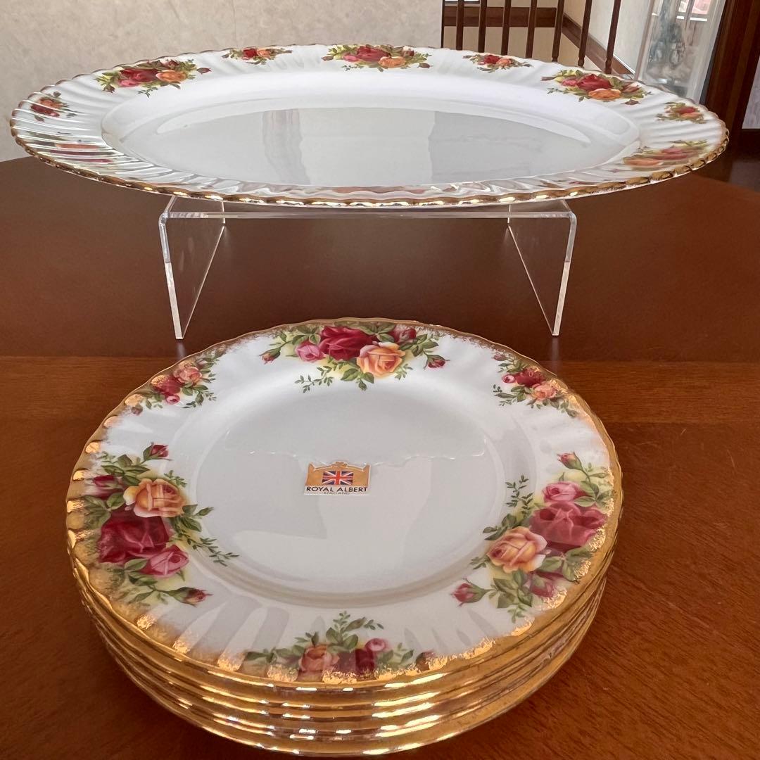 【美品】英国製　ロイヤルアルバート★オールドカントリ★パーティセット②