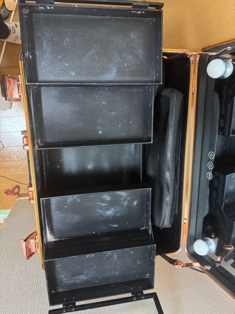 Francfranc ドレッサー ヴァリーズ ハリウッドボックス L コッパー