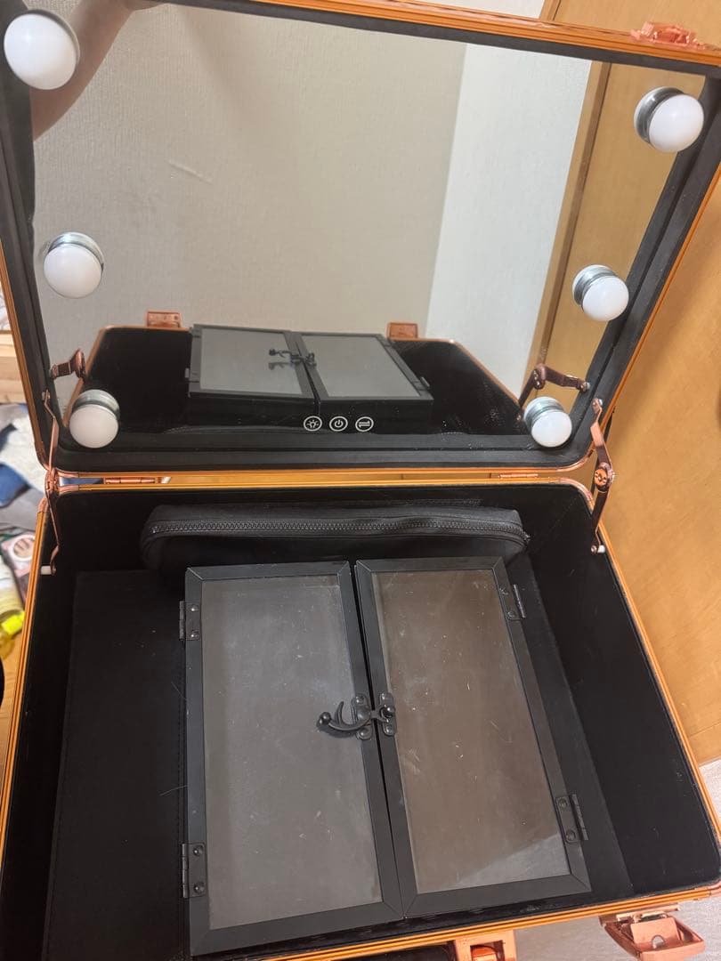 Francfranc ドレッサー ヴァリーズ ハリウッドボックス L コッパー