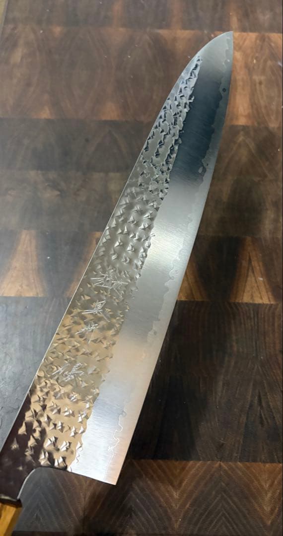 越前　黒崎優　SG2 閃光　牛刀　270mm 包丁　槌目　粉末ハイス　未使用