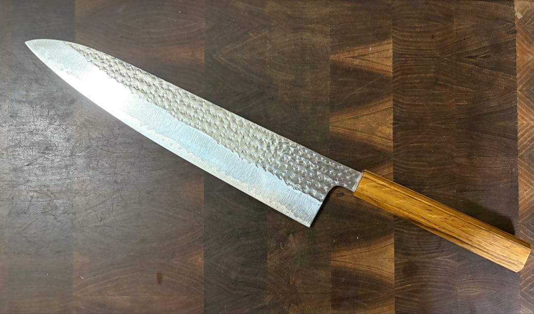 越前　黒崎優　SG2 閃光　牛刀　270mm 包丁　槌目　粉末ハイス　未使用