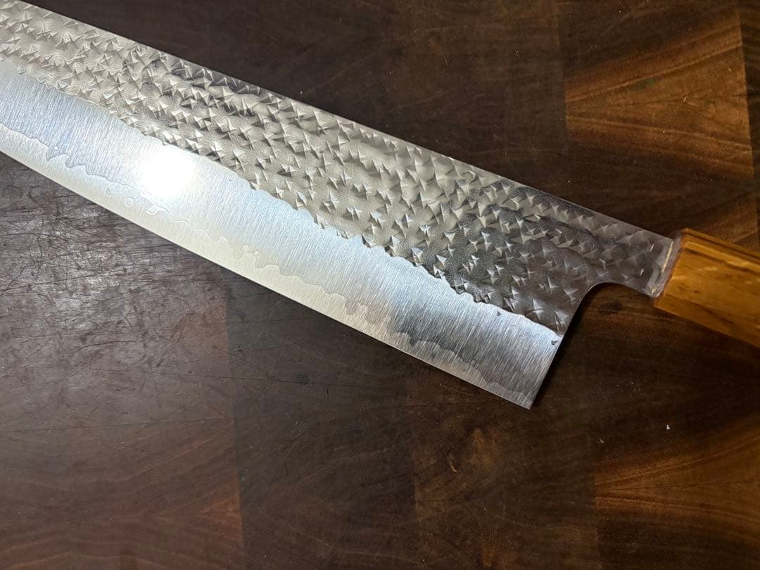 越前　黒崎優　SG2 閃光　牛刀　270mm 包丁　槌目　粉末ハイス　未使用