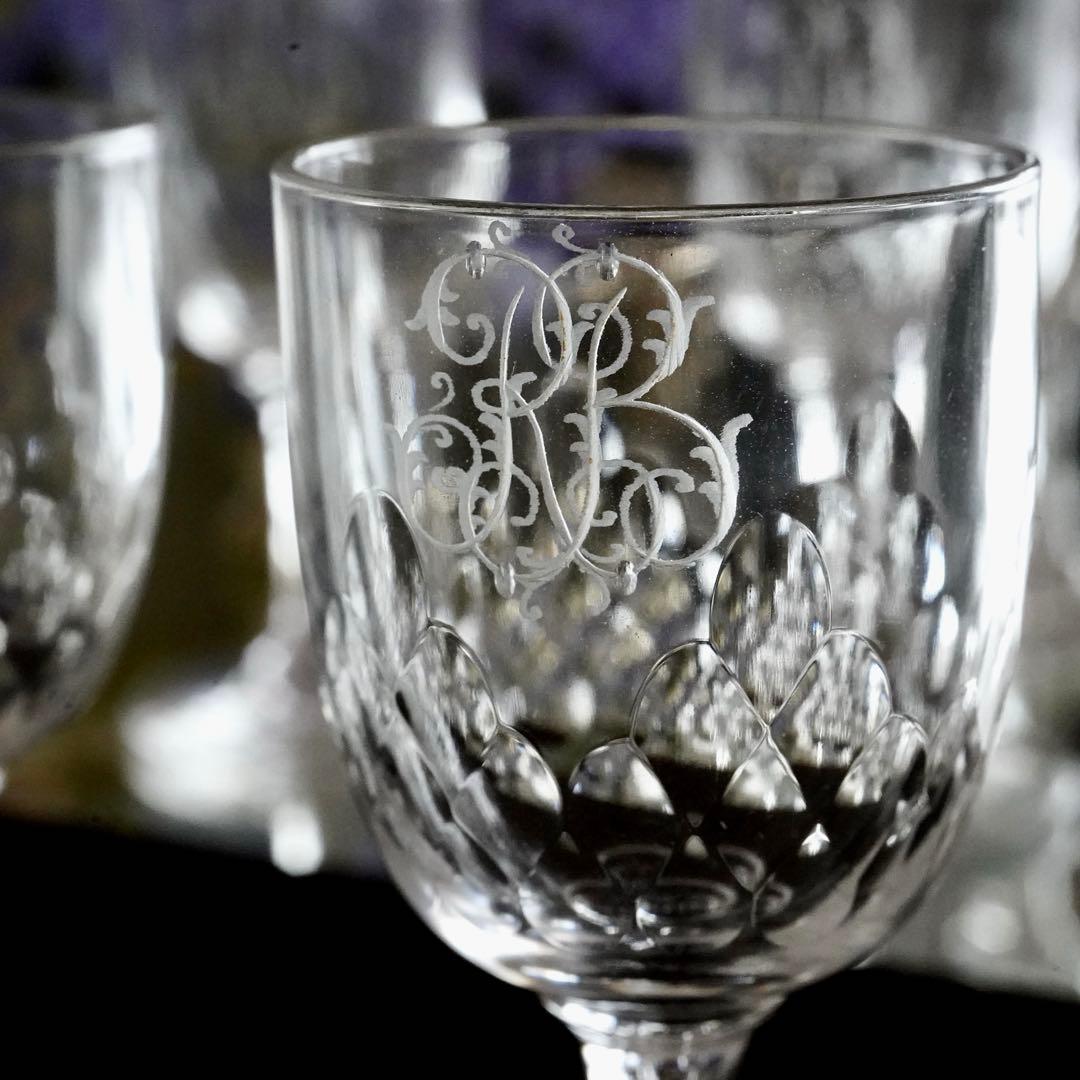 オールドバカラ リシュリュー＆モノグラム★リキュール ショットグラス 6客セット