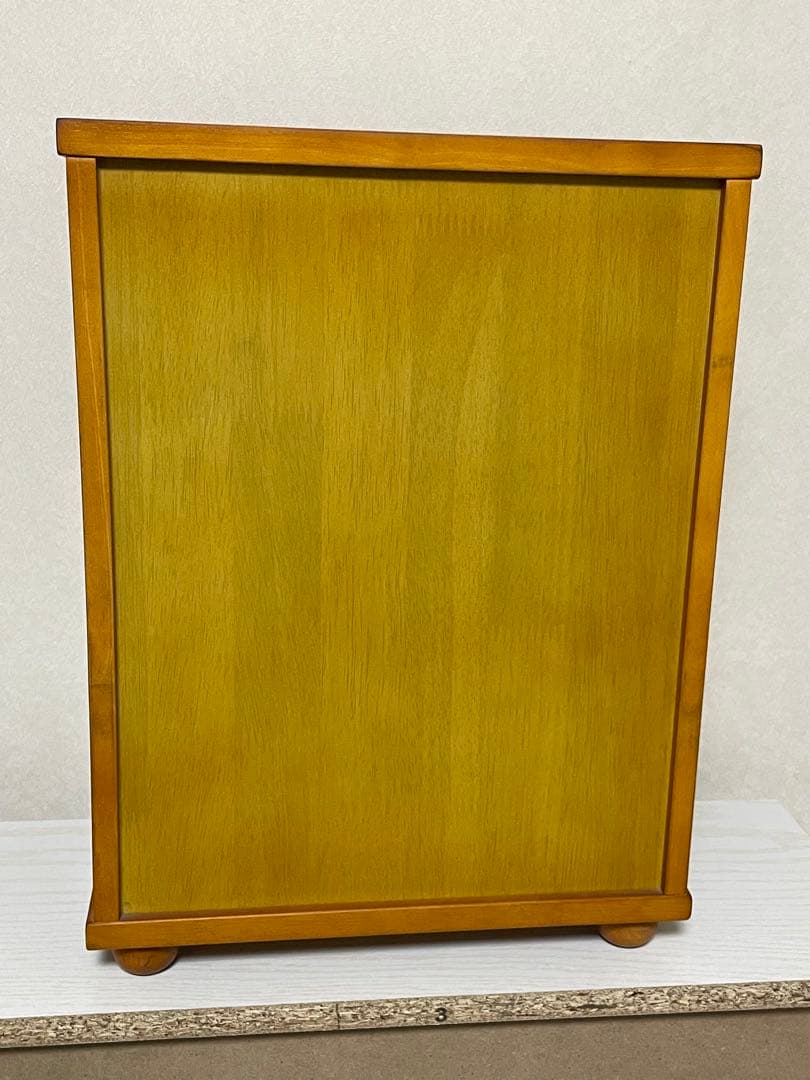 ガラスキャビネット 飾り棚 昭和レトロ 木目調 ガラスケース 什器