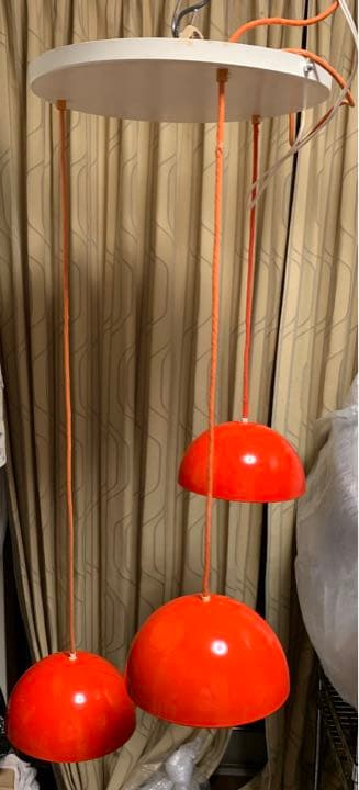 70年代 ヴィンテージ Verner Panton「フラワーポット」3灯