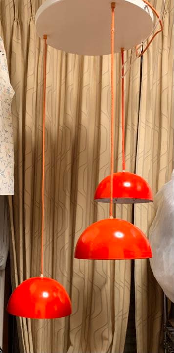 70年代 ヴィンテージ Verner Panton「フラワーポット」3灯