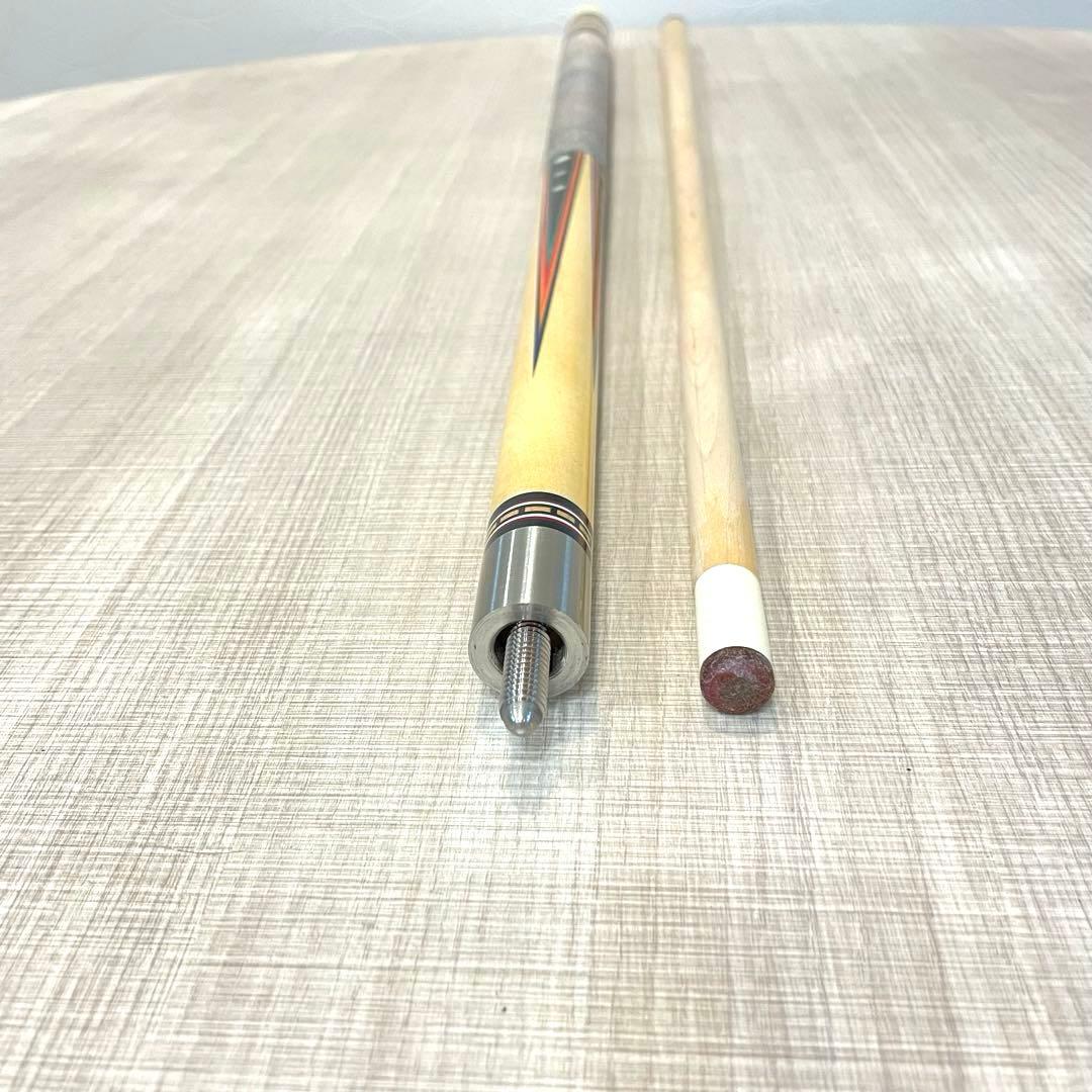 ヴィンテージ ビリヤードキューセット インレイ ハードケース 手袋付