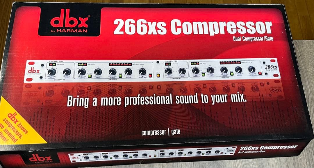 【値下げ】dbx 266xs ステレオコンプレッサー