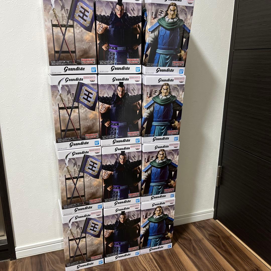 人気 プライズ フィギュア キングダム 王騎・騰・旗 4点セット