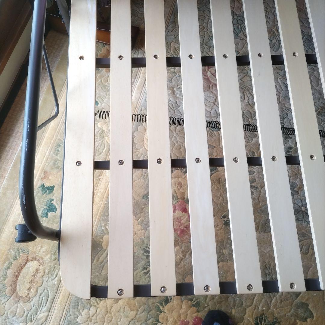 折りたたみベッド 木製スラット