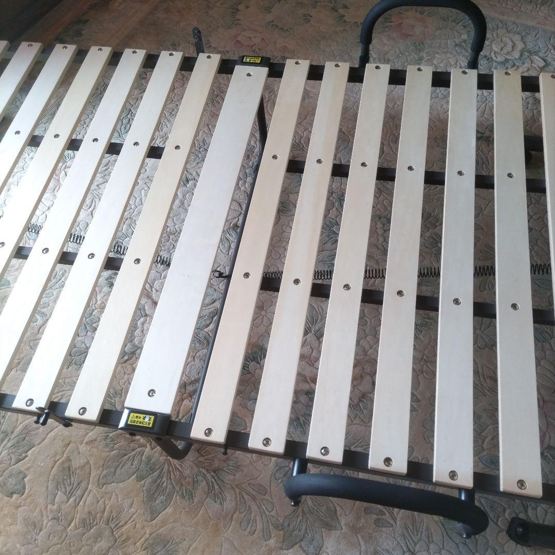 折りたたみベッド 木製スラット