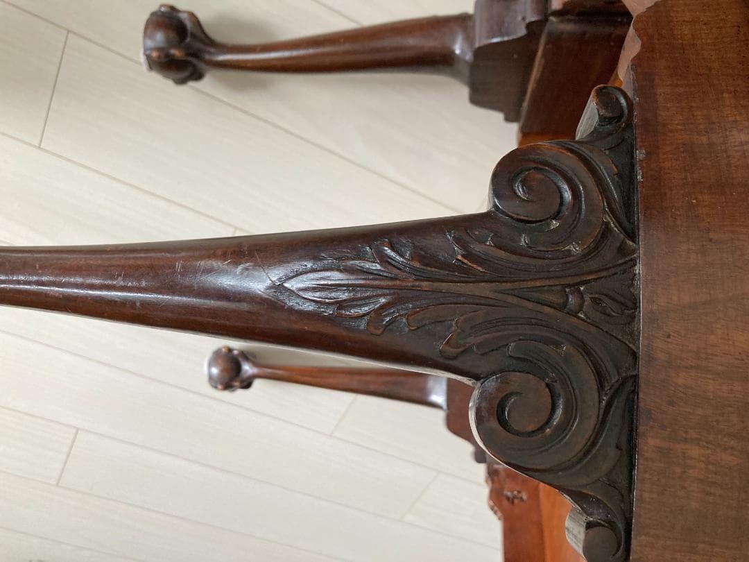 アンティーク サークルコーヒーテーブル