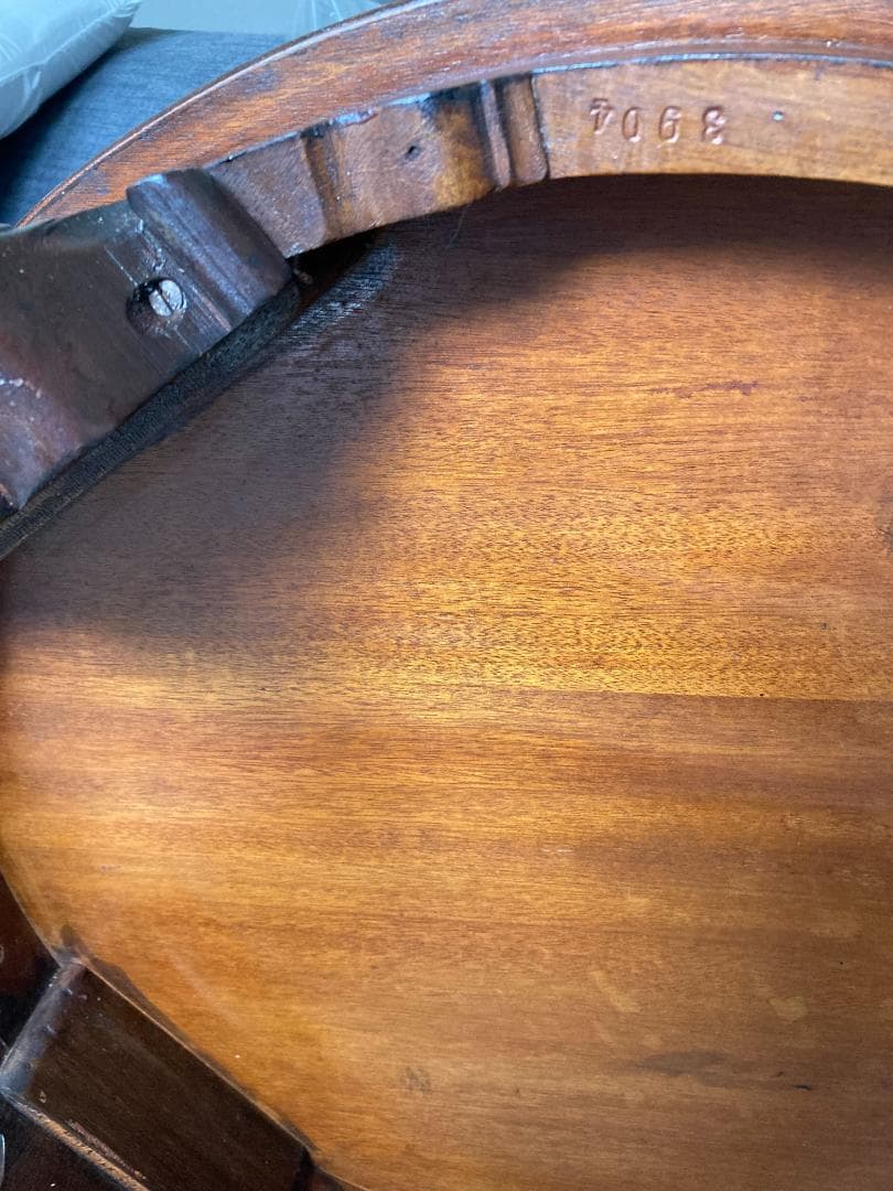 アンティーク サークルコーヒーテーブル