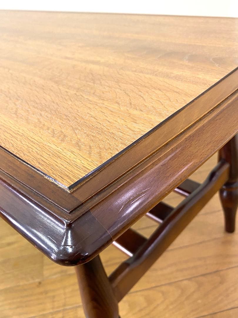 アンティーク カリモク コロニアル センターテーブル ローテーブル