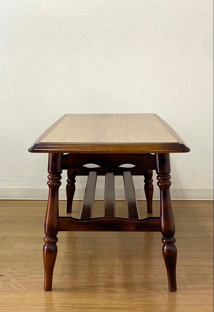 アンティーク カリモク コロニアル センターテーブル ローテーブル