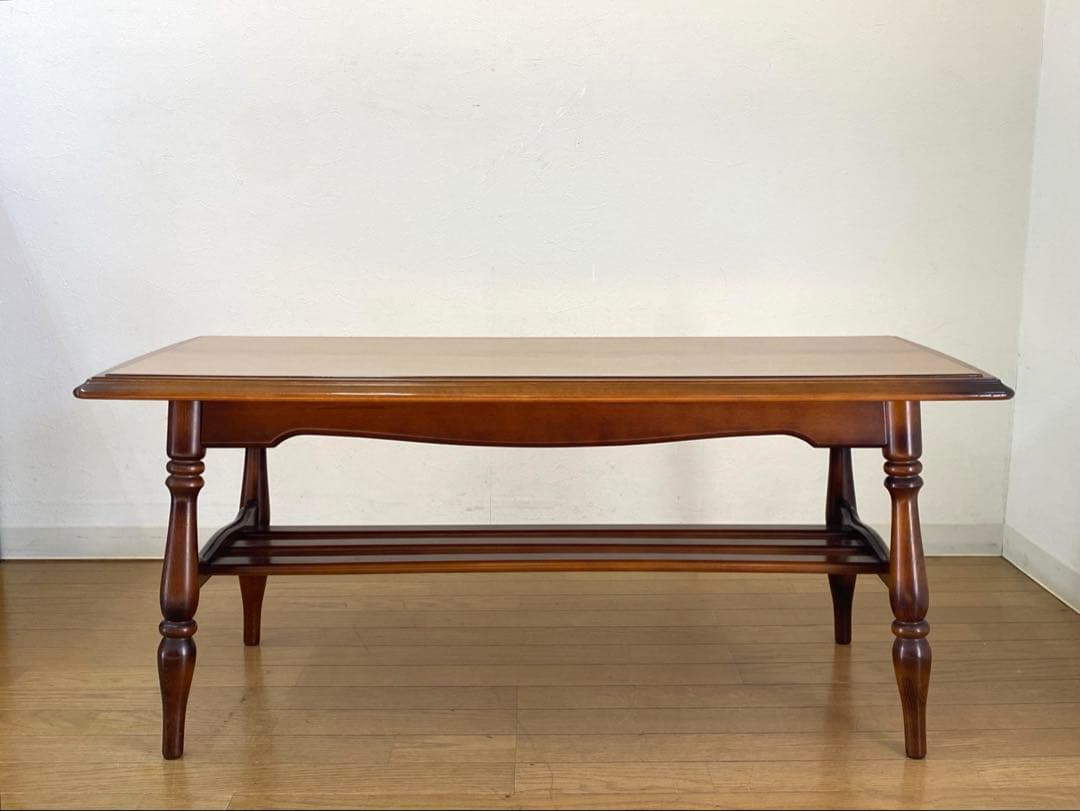 アンティーク カリモク コロニアル センターテーブル ローテーブル