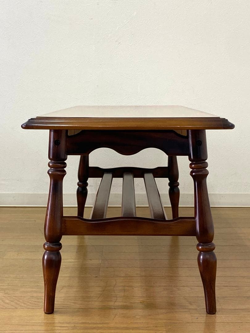 アンティーク カリモク コロニアル センターテーブル ローテーブル