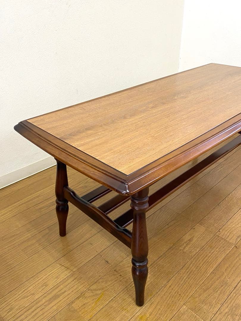 アンティーク カリモク コロニアル センターテーブル ローテーブル