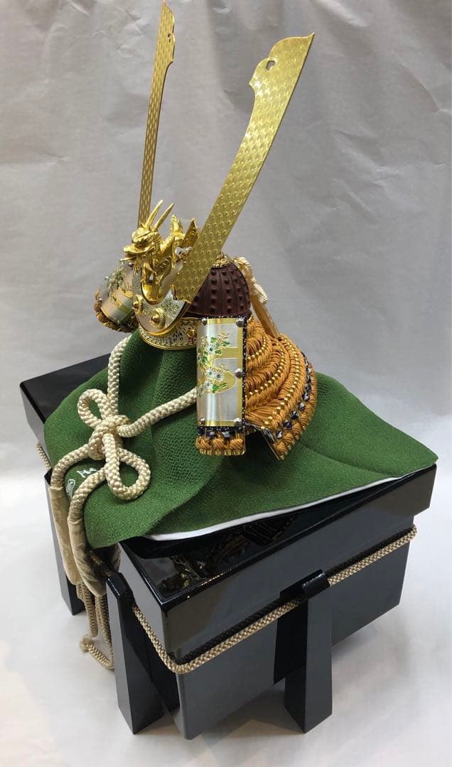 五月人形兜　 風神雷神屏風付き　 samurai helmet