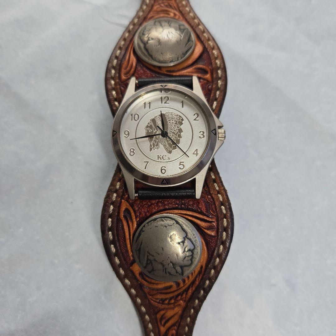 KC,s ケイシイズ　時計　ウォッチブレス　　クラフト　牛皮革腕時計