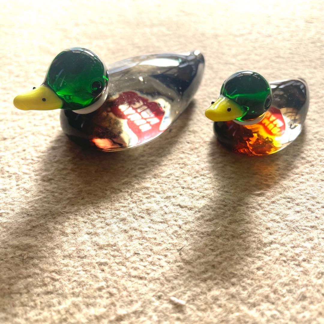 【新品】HUMAN MADE DUCK PAIR GLASS FIGURINE
