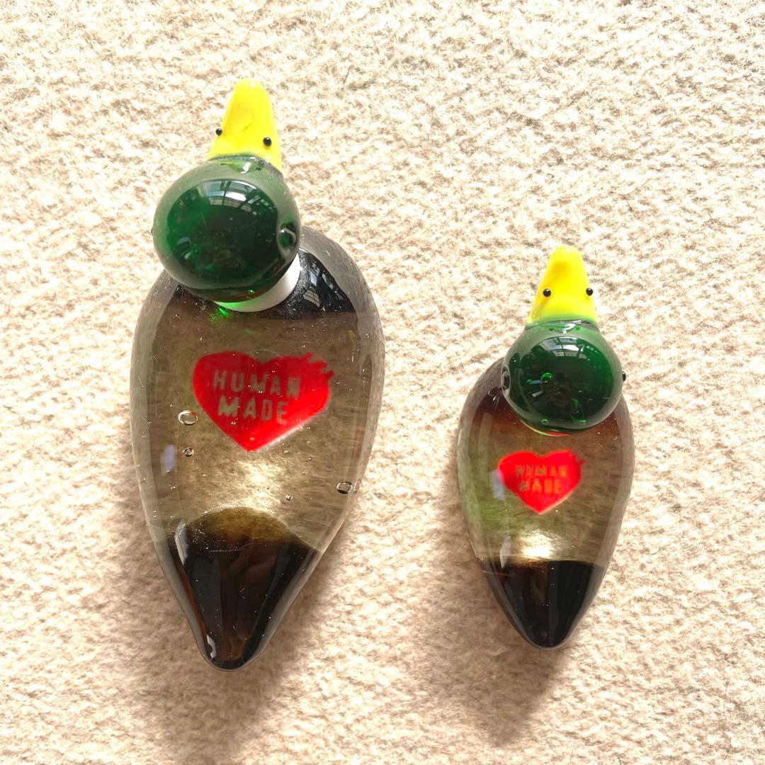 【新品】HUMAN MADE DUCK PAIR GLASS FIGURINE