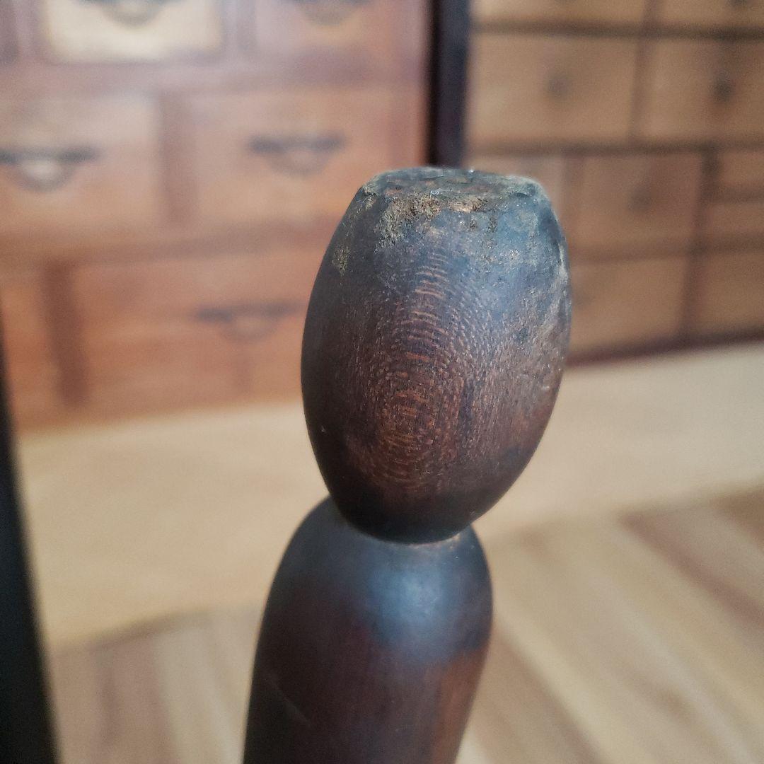 スツール 古い木製の椅子 古家具 レトロ アンティーク 木製 丸椅子 古椅子