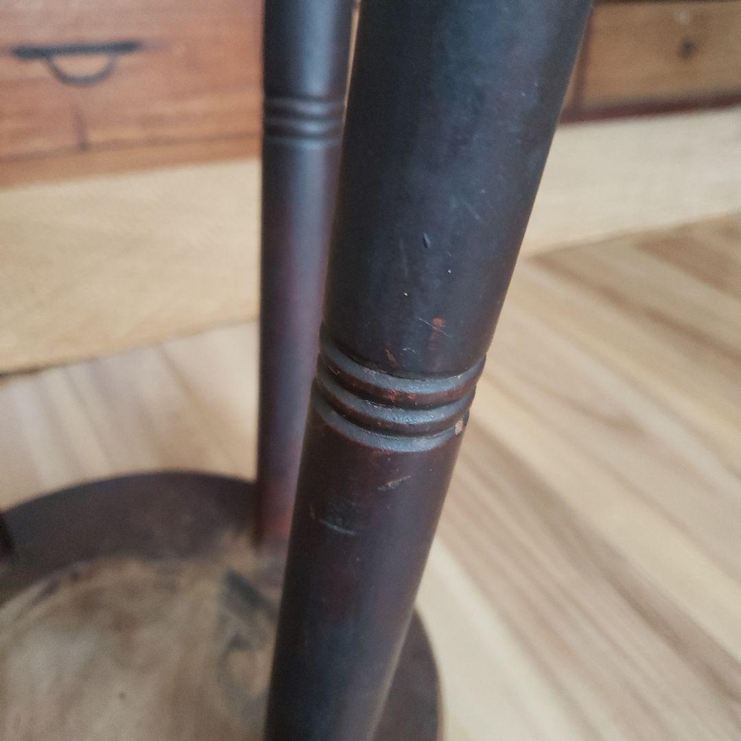 スツール 古い木製の椅子 古家具 レトロ アンティーク 木製 丸椅子 古椅子