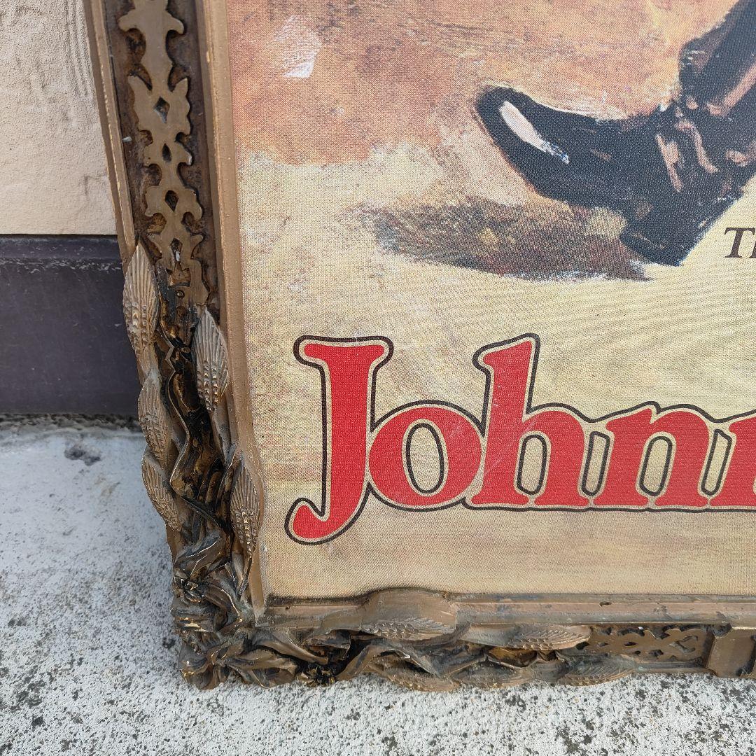 ジョニーウォーカー 特大 油絵風看板 額縁 - メルカリ