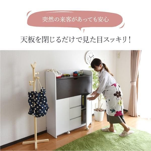 開店記念セール！！ 省スペースライティングデスク【ホワイト×ダークブラウン】