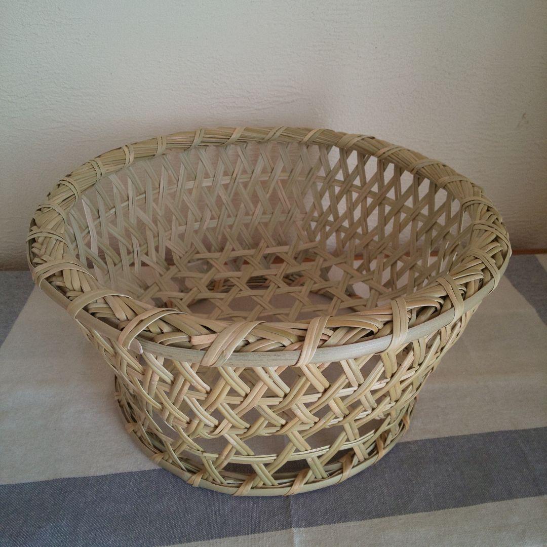 岩手県 鳥越竹細工 ごかご 茶碗かご ②