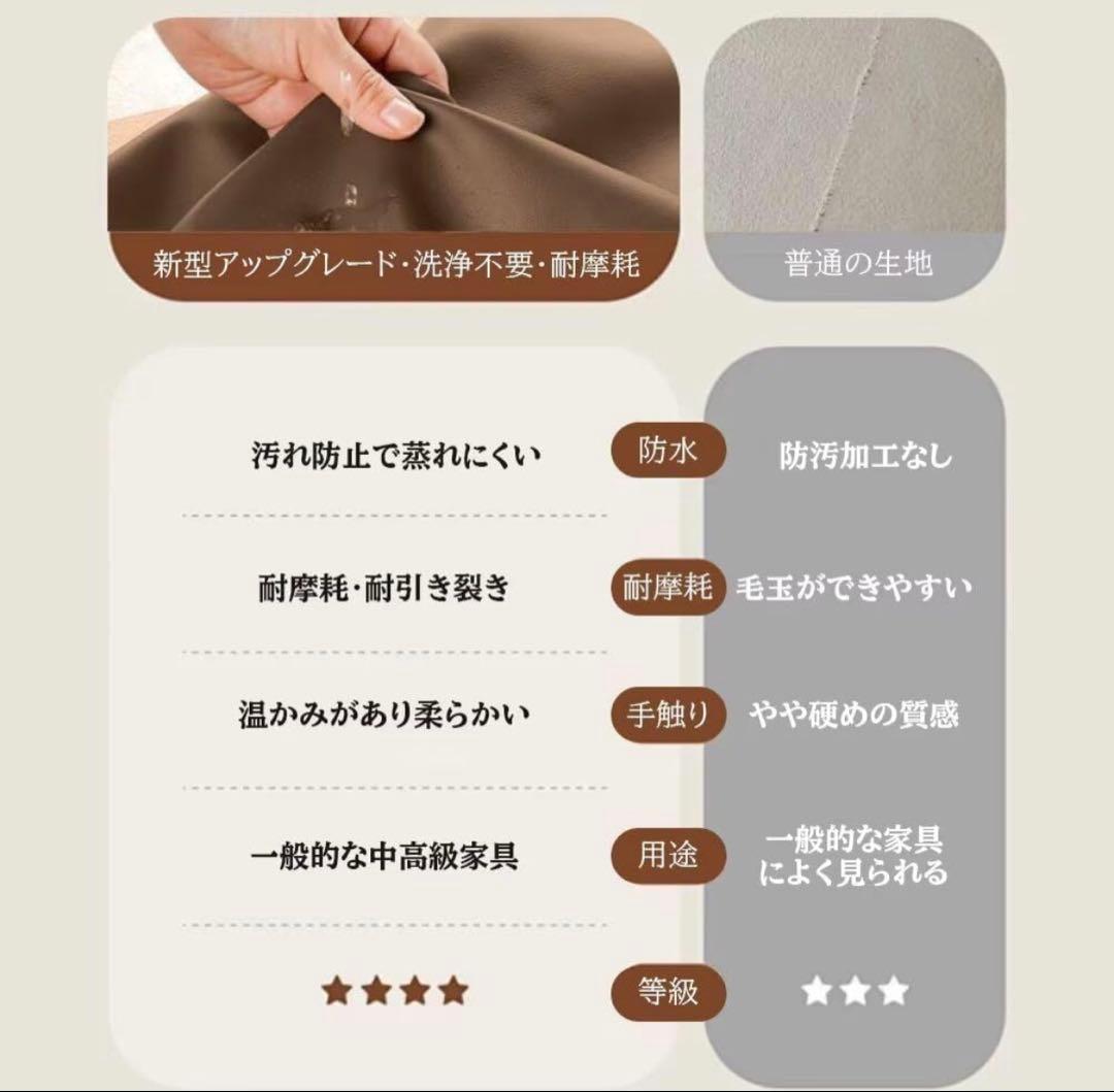 1人掛けソファ PUレザー コンパクト 防水 防汚 クッション付き グレー