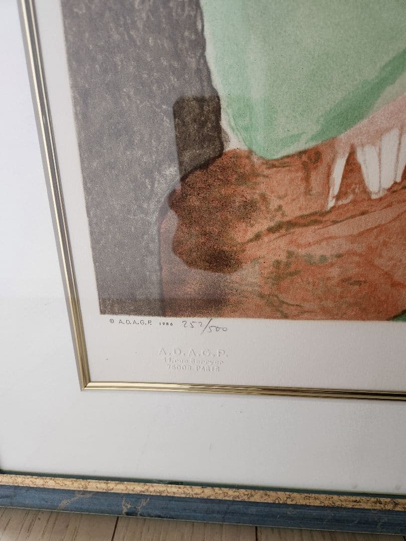 マリー・ローランサンの「La Dame aux Camlias」のリトグラフ - メルカリ