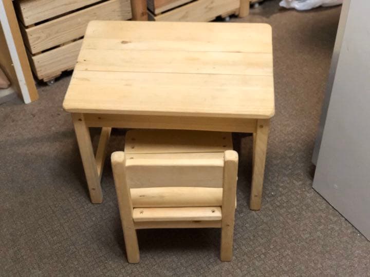 キッズデスクセット　幼稚園児　机　椅子　オーダー