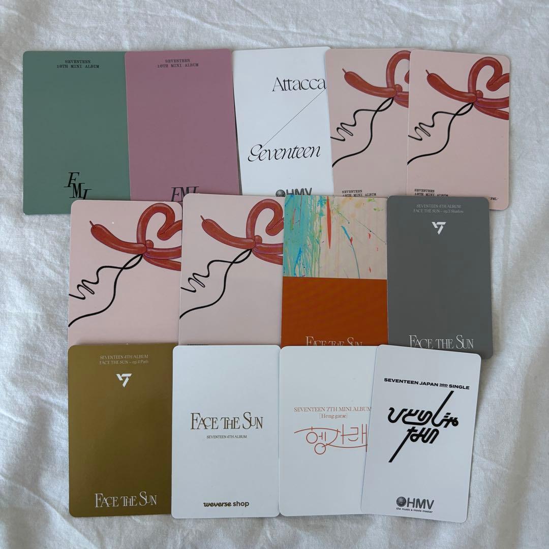 Seventeen セブチ ホシ トレカ 特典 まとめ売り 計82点