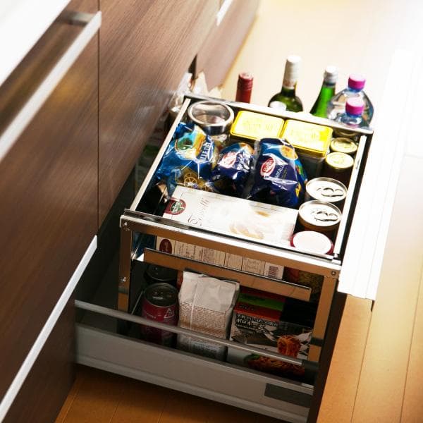 川口工器　シンク下引き出しラック　Lサイズ　D-873