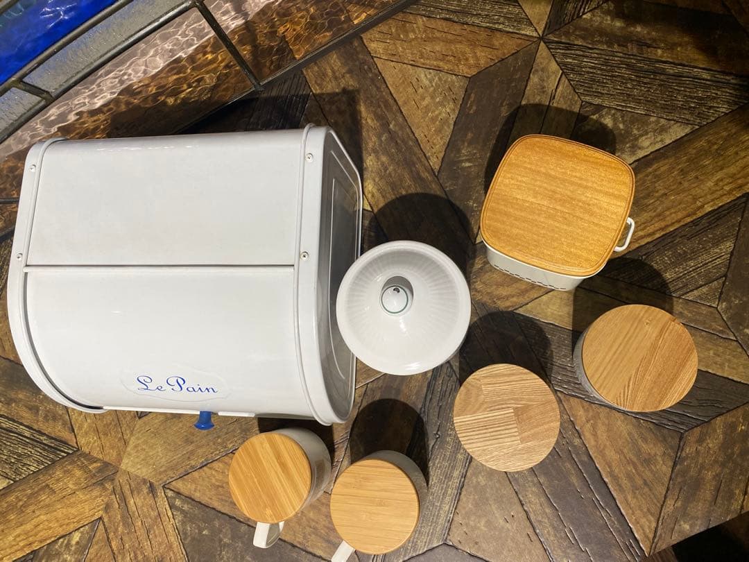 マニーローズ キャニスターセット 野田琺瑯パンケース ロールトップブレッド缶