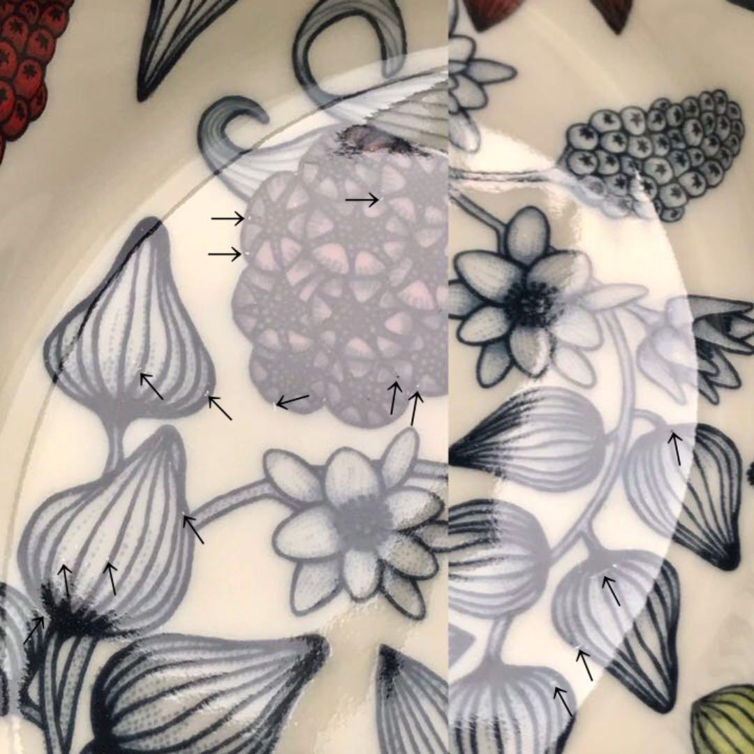 【廃盤】ARABIA Runo/ ルノ サマーレイ 27cm特大ボウル②