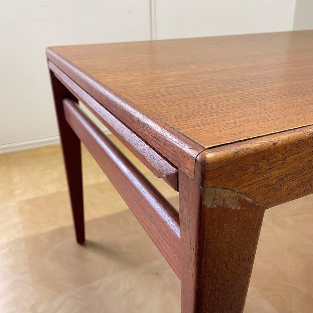 デンマーク チーク材 伸長式テーブル バタフライテーブル 北欧 ビンテージ