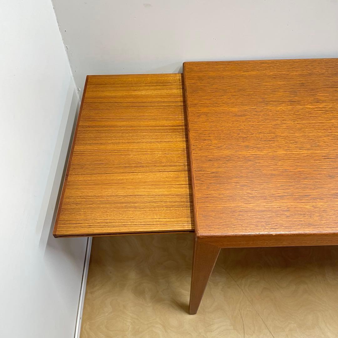 デンマーク チーク材 伸長式テーブル バタフライテーブル 北欧 ビンテージ